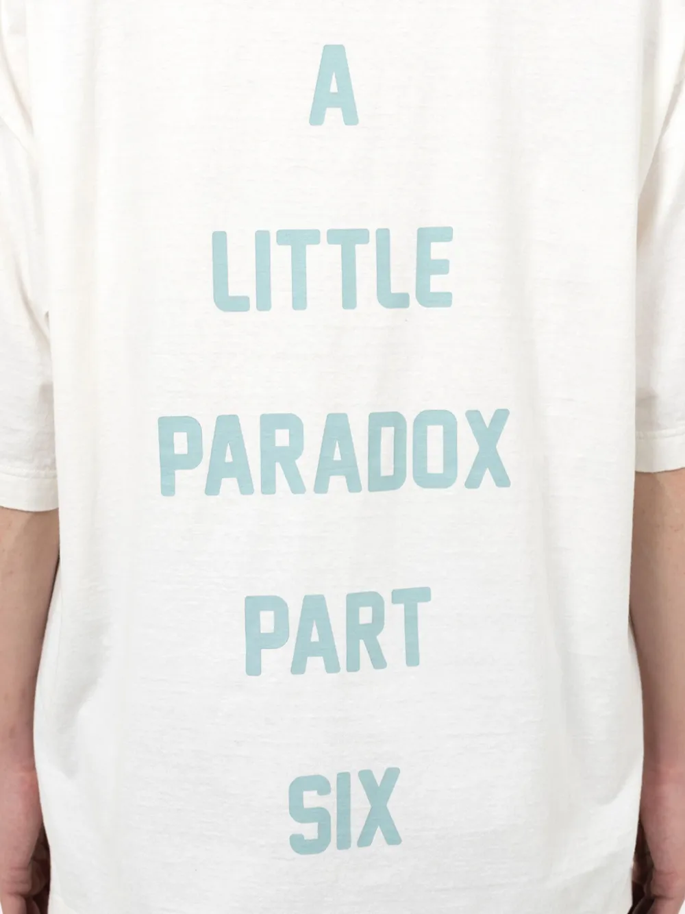 Maison MIHARA YASUHIRO T-shirt met hondenprint en tekst Wit