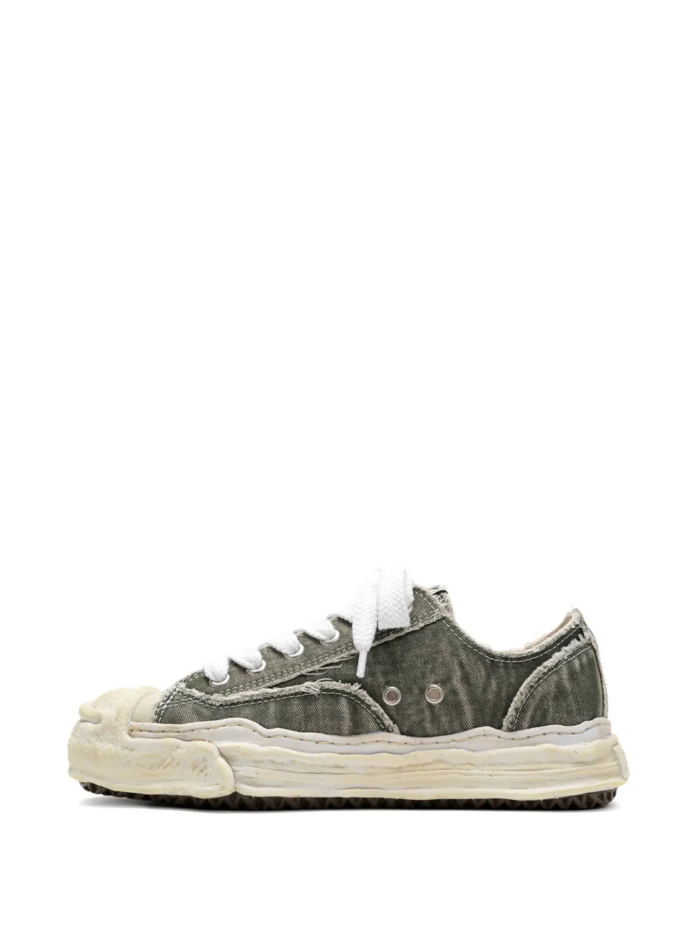 Maison MIHARA YASUHIRO Hank denim low-top sneakers Grey