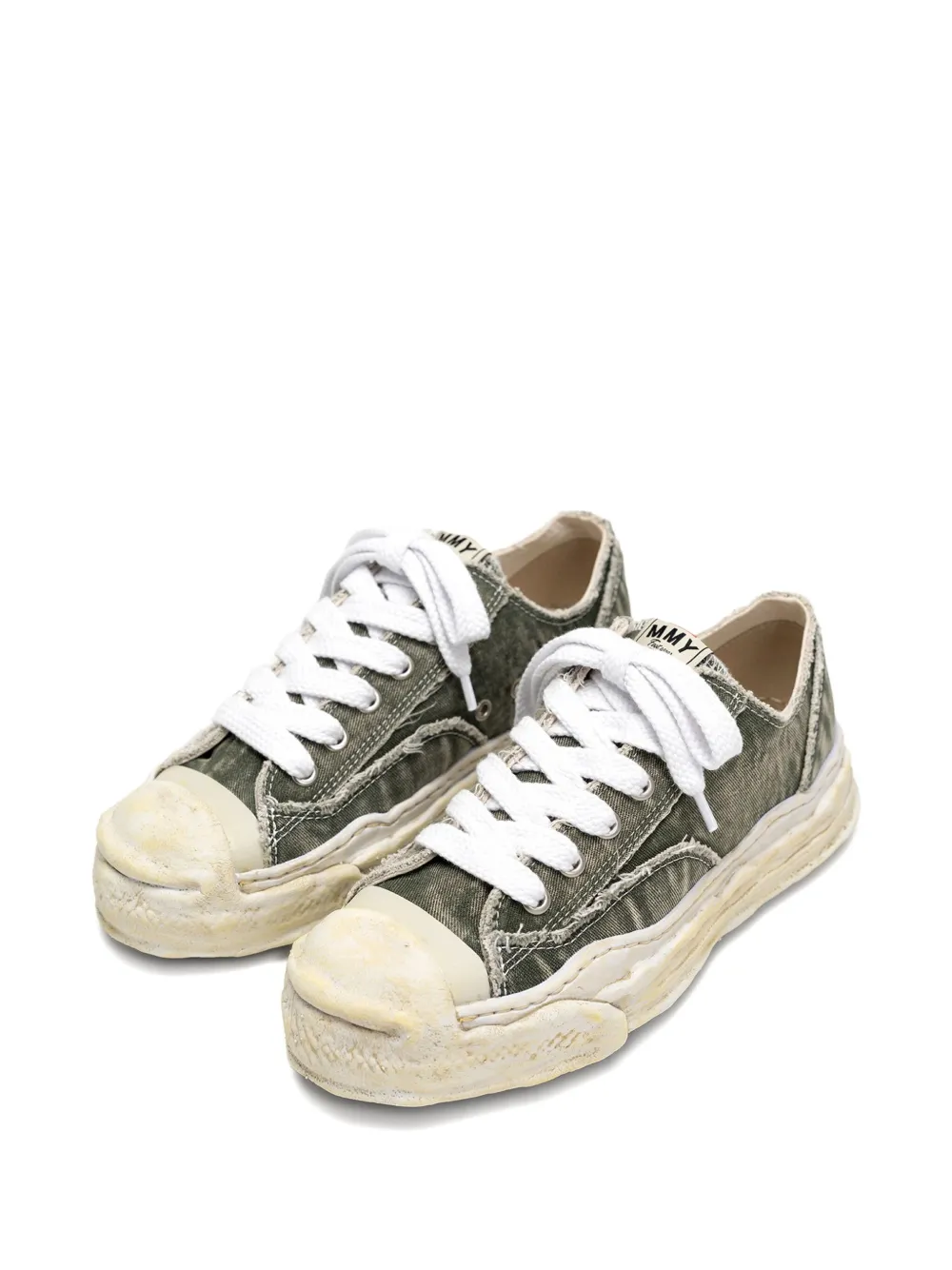 Maison MIHARA YASUHIRO Hank denim low-top sneakers Grey
