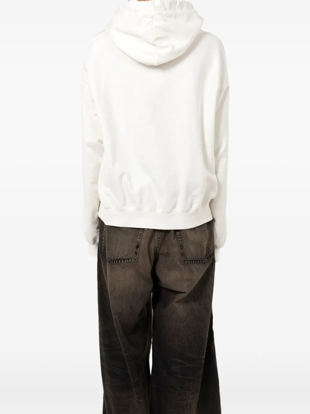 Maison MIHARA YASUHIRO Hoodie met Happy Face-print Wit