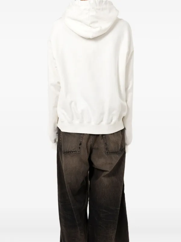 Maison MIHARA YASUHIRO Happy Face パーカー | ホワイト | FARFETCH JP