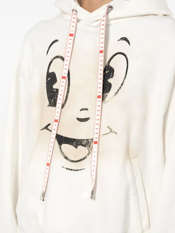 Maison MIHARA YASUHIRO Happy Face パーカー | ホワイト | FARFETCH JP