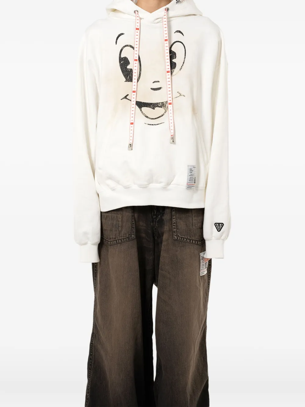Maison MIHARA YASUHIRO Happy Face-print hoodie | Hoodies | Image 2
