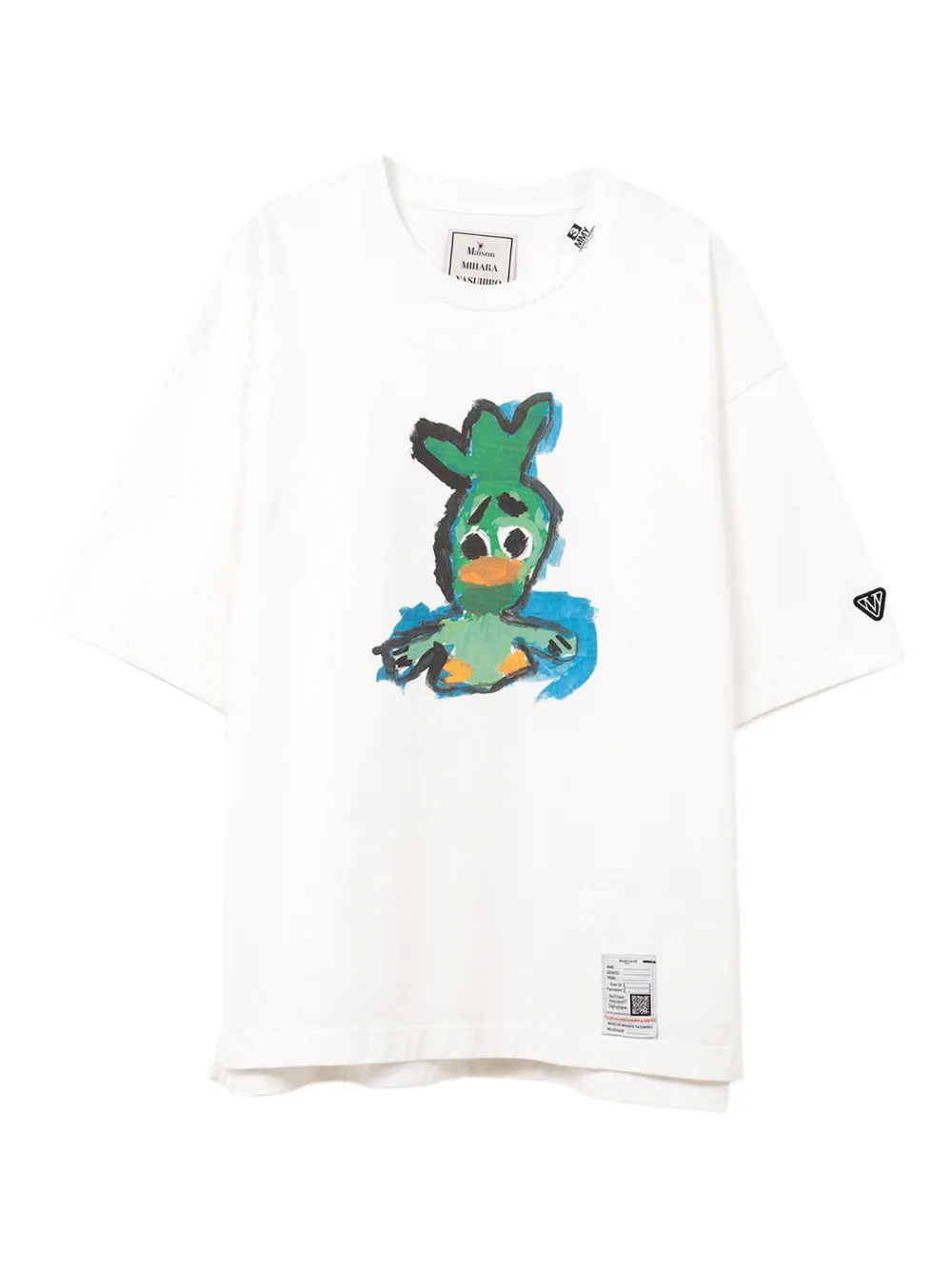 Maison MIHARA YASUHIRO Leon T-shirt met eendenprint Wit