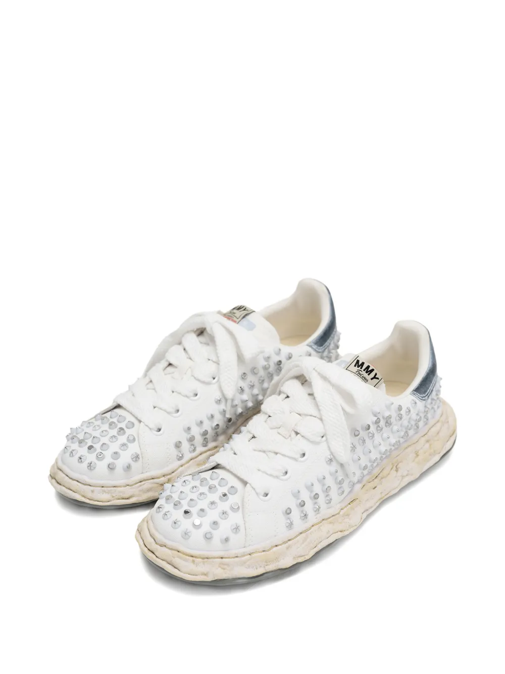 Maison MIHARA YASUHIRO Charles sneakers met studs Wit