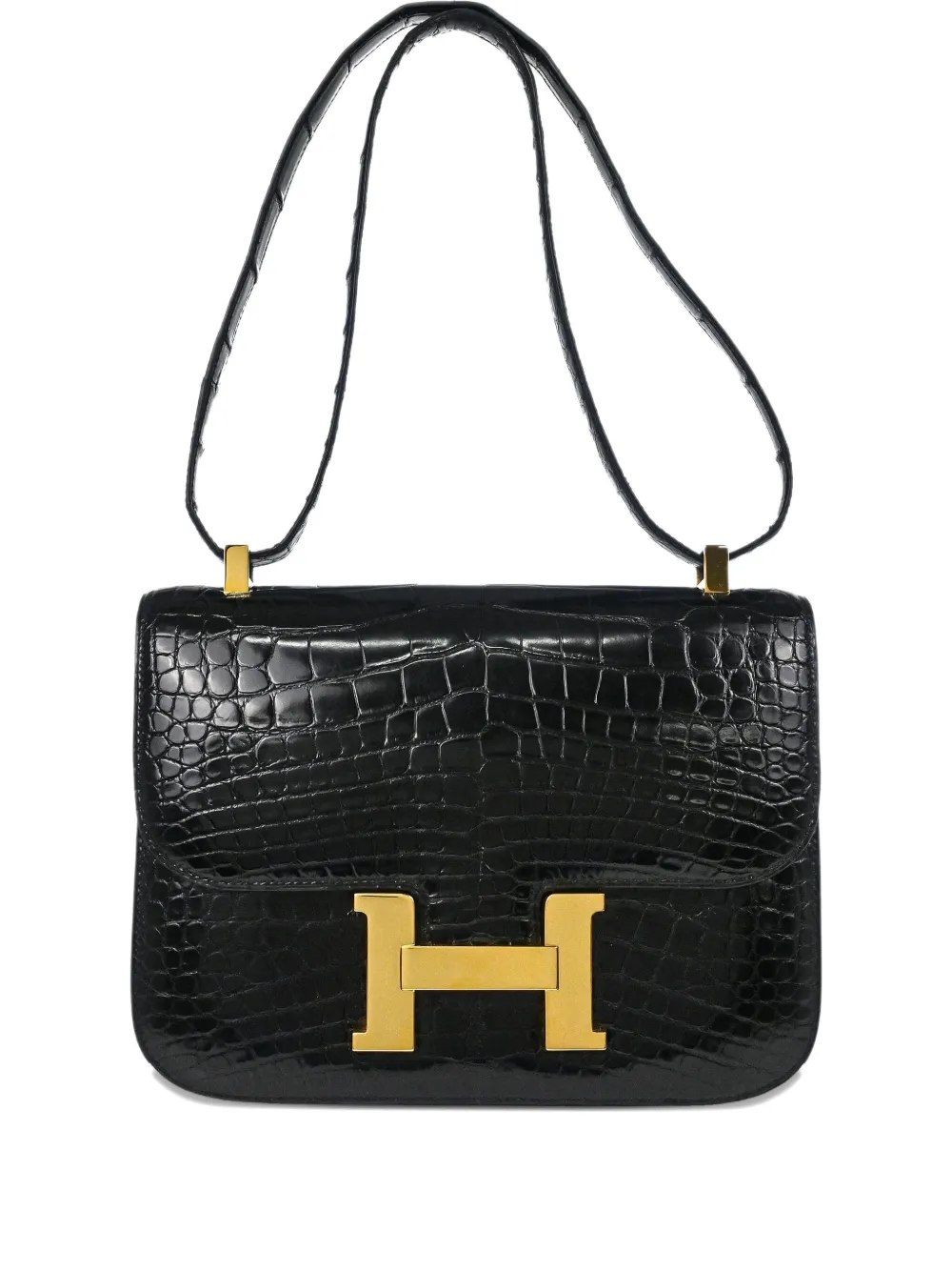 Hermès Pre-Owned 1996 コンスタンス 23 ショルダーバッグ - ブラック Hermès Pre-Owned 1996 コンスタンス 23 ショルダーバッグ - ブラック