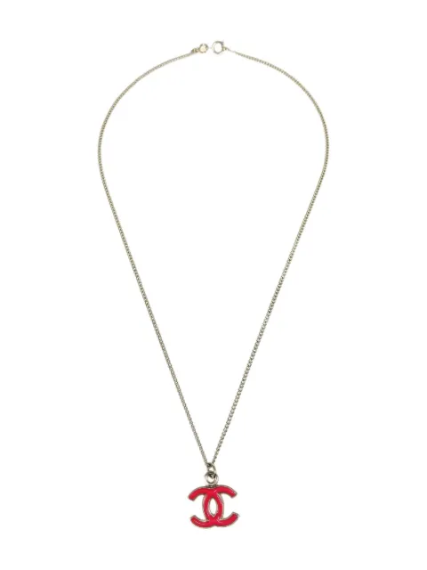 CHANEL Pre-Owned قلادة بدلاية CC المميزة 2004