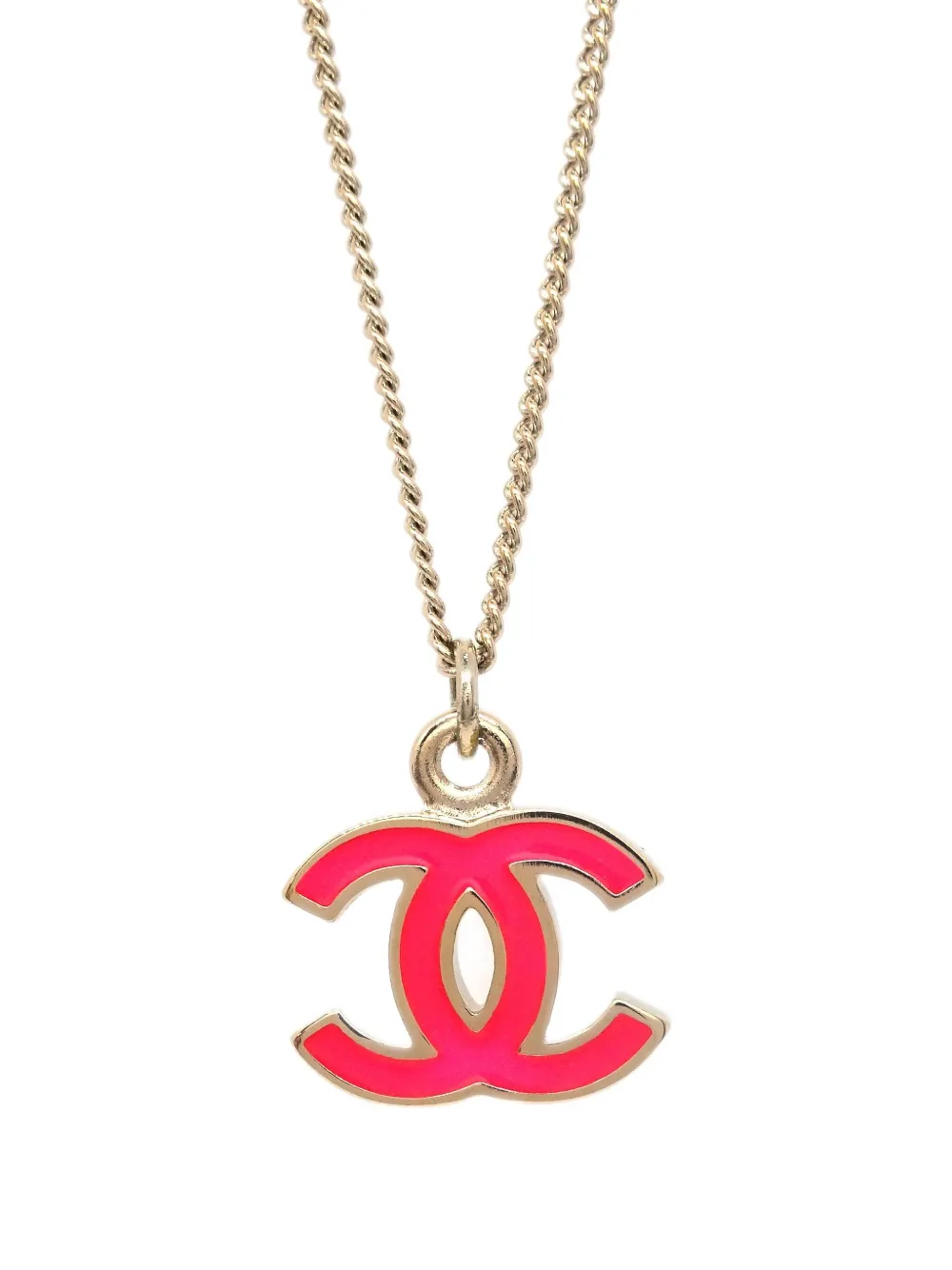 CHANEL Pre-Owned 2004 CC-pendant necklace | Image 2
