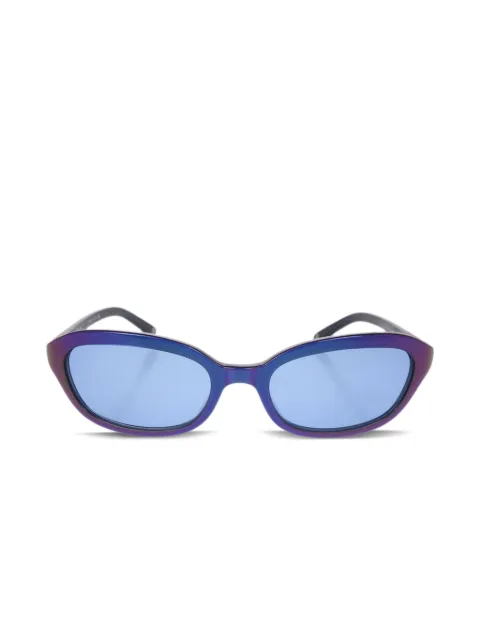 CHANEL Pre-Owned  1990-2000s oval-frame sunglasses
