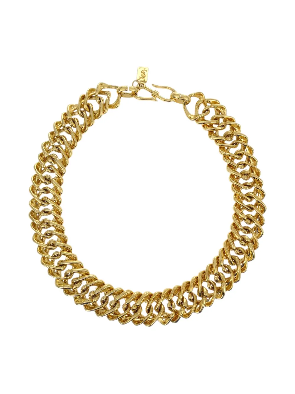 1990-2000s double chain necklace