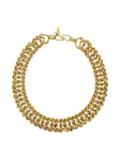 Saint Laurent Pre-Owned 1990-2000s double chain necklace - Gold
