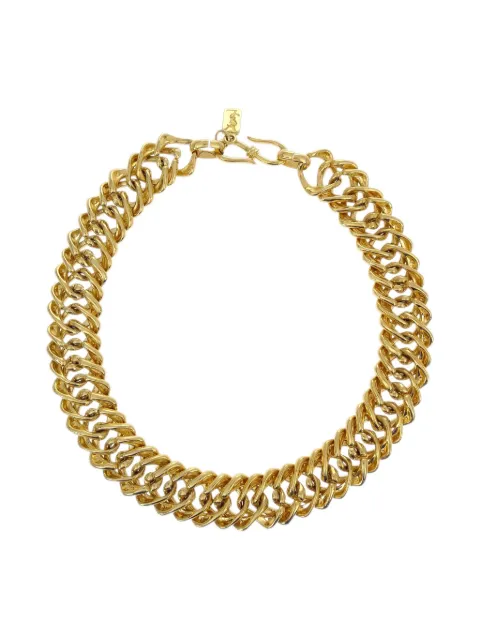 Saint Laurent Pre-Owned 1990-2000s double chain necklace