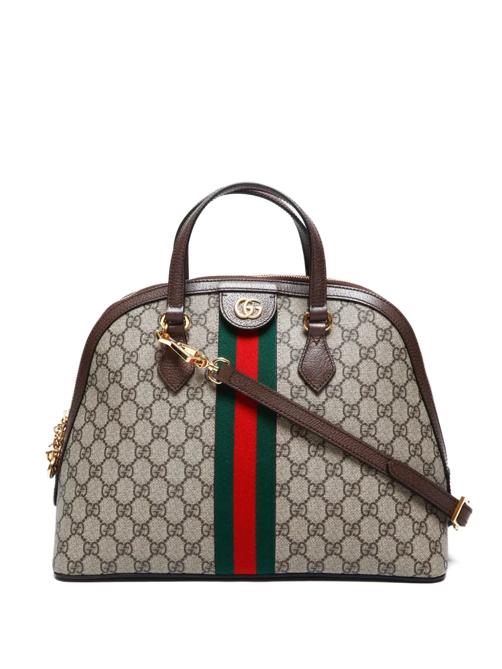Gucci Pre-Owned 2010-2024 オフィディア 2way ハンドバッグ - ブラウン Gucci Pre-Owned 2010-2024 オフィディア 2way ハンドバッグ - ブラウン
