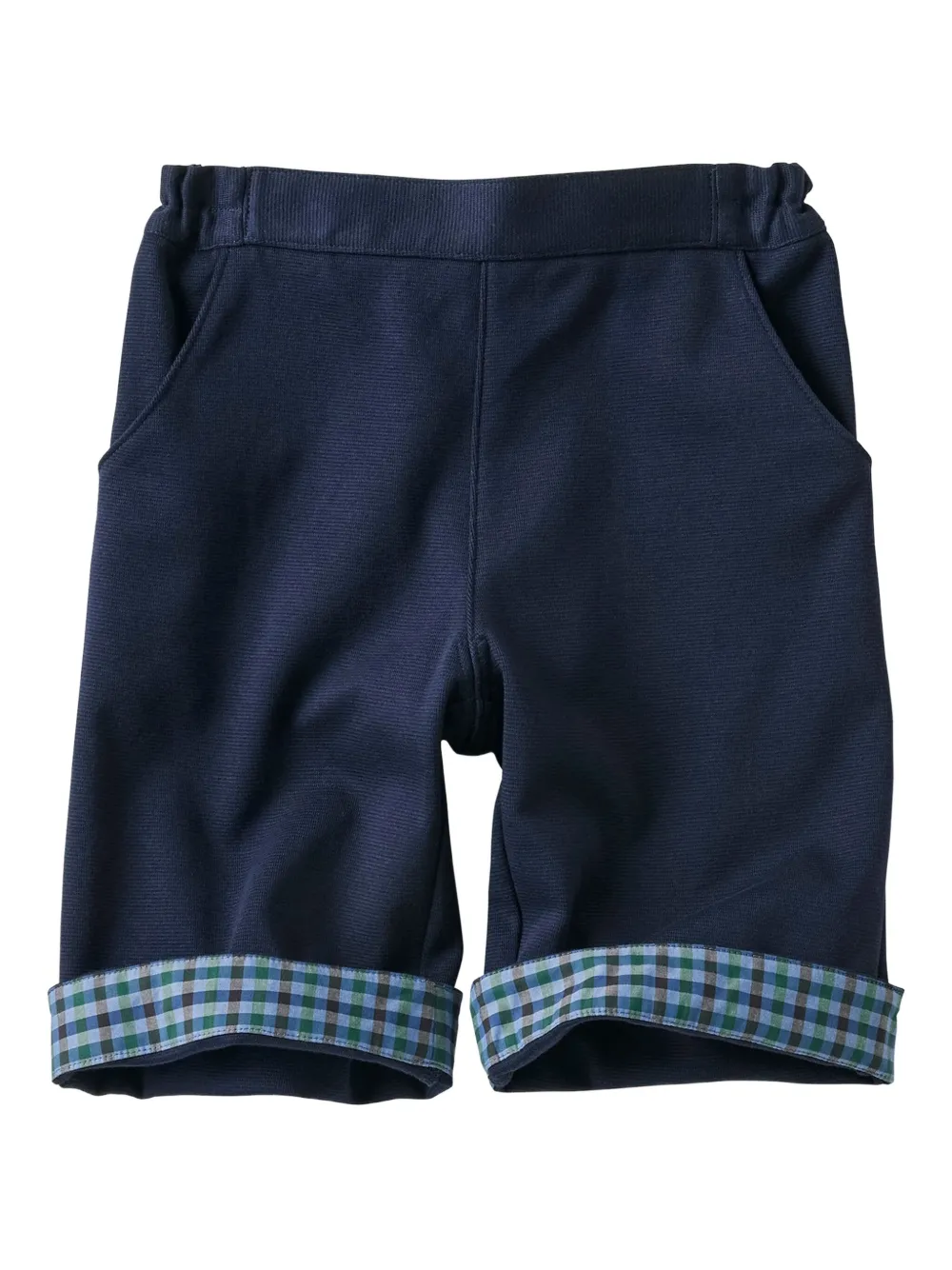 familiar Geruite shorts Blauw