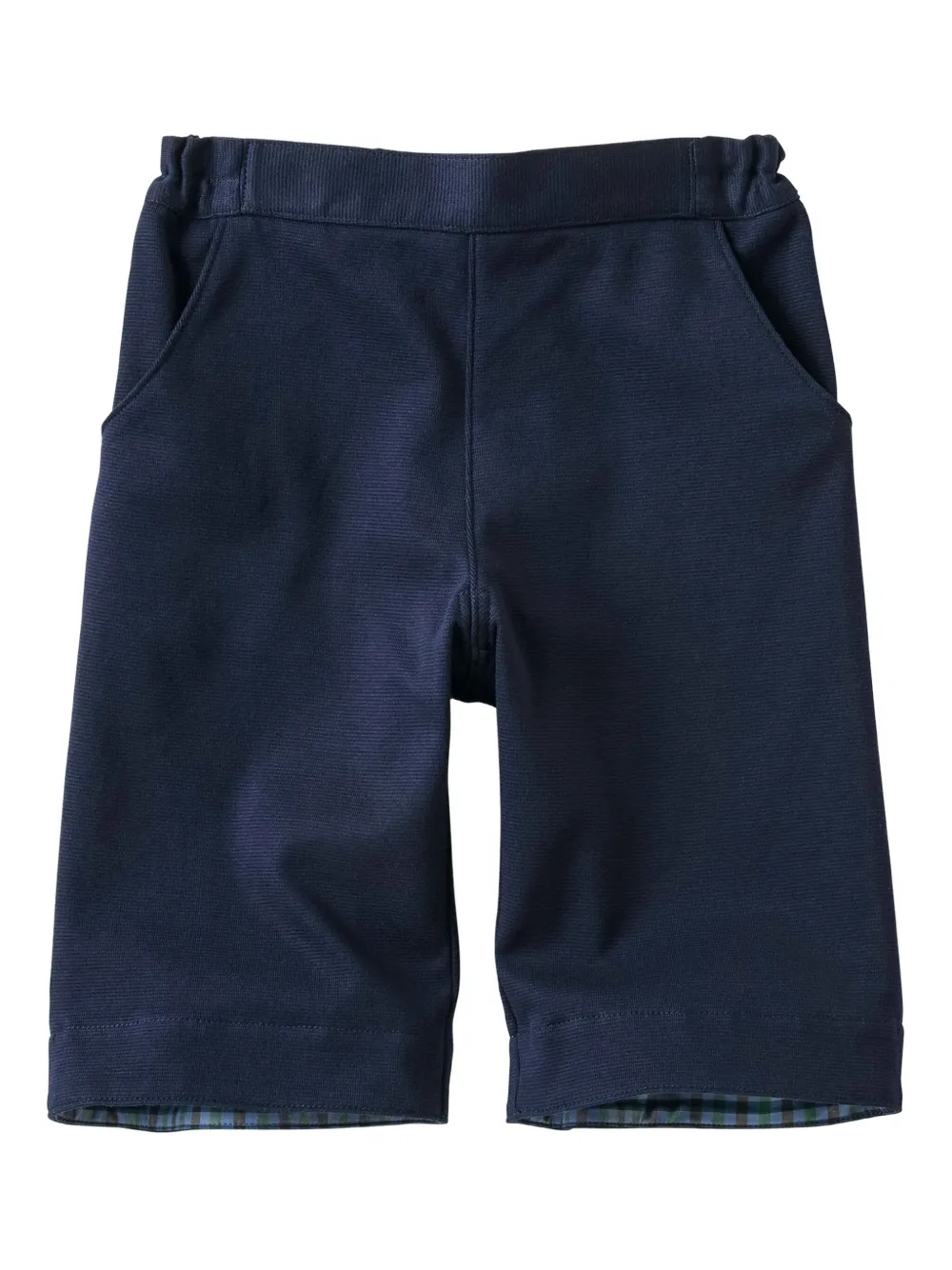 familiar check-details shorts | Blue | Image 1