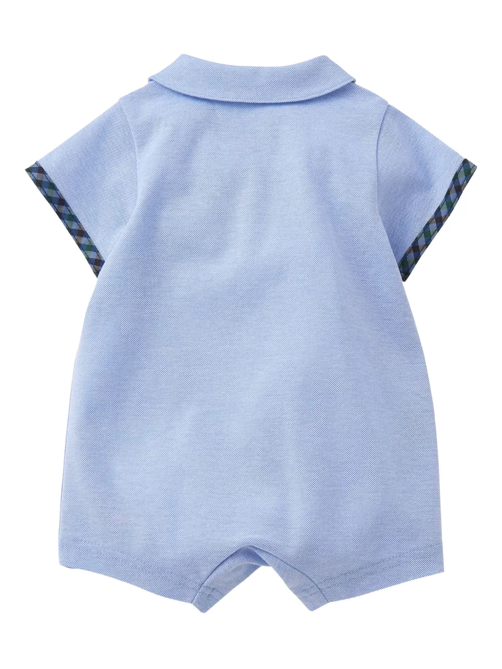 familiar bear-embroidered short-sleeved romper | Rompers | Image 2