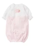 familiar two-tone pajamas - Pink