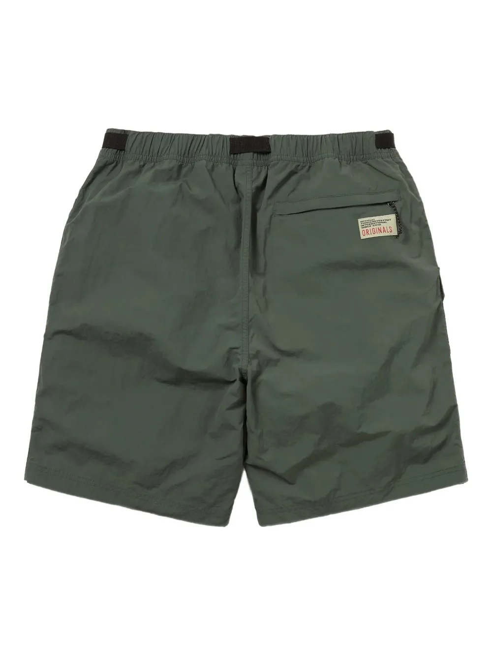 This Is Never That Cargo shorts met ceintuur Groen