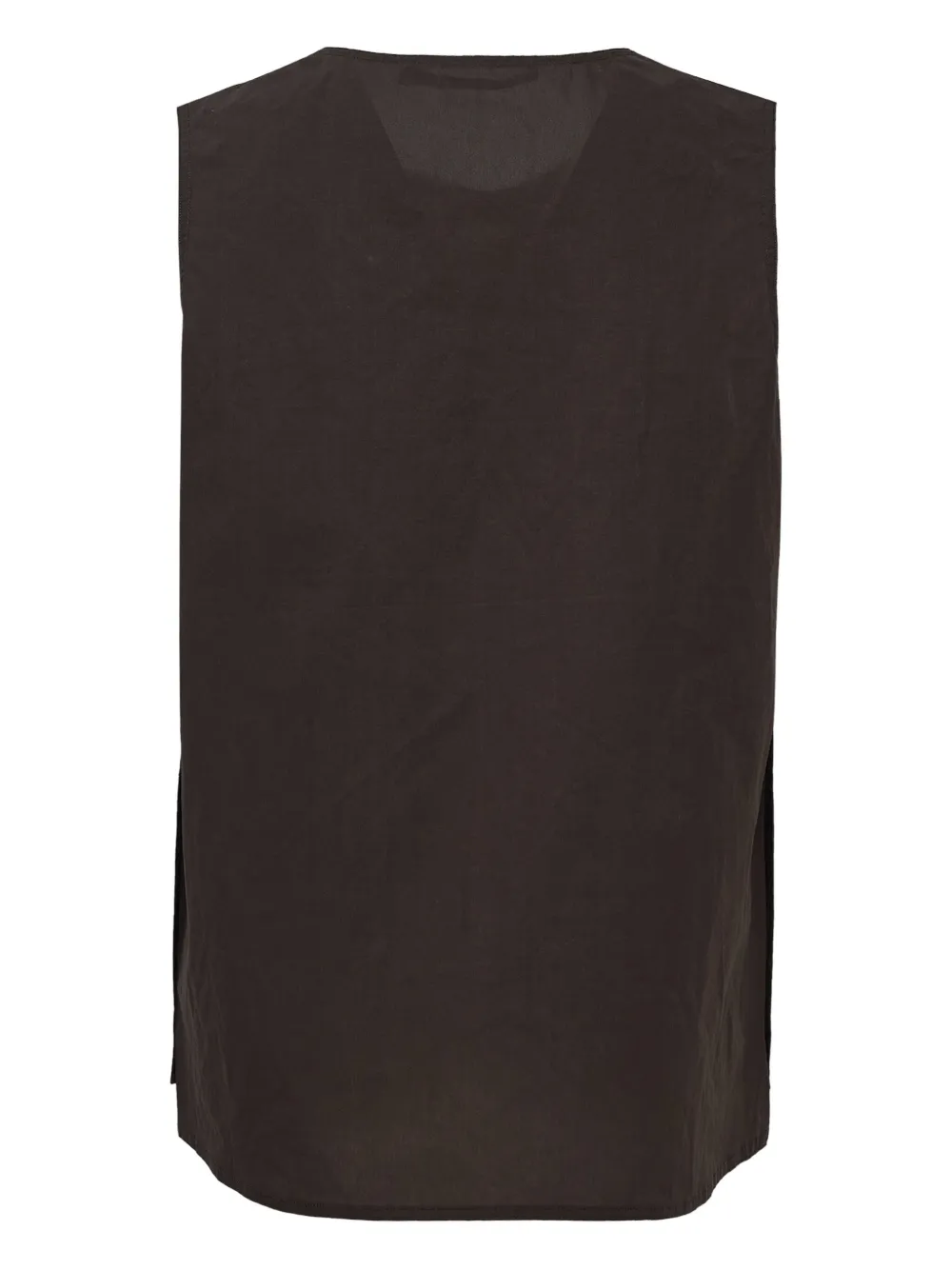 Sofie D'hoore Sleeveless Side-split Top In Black