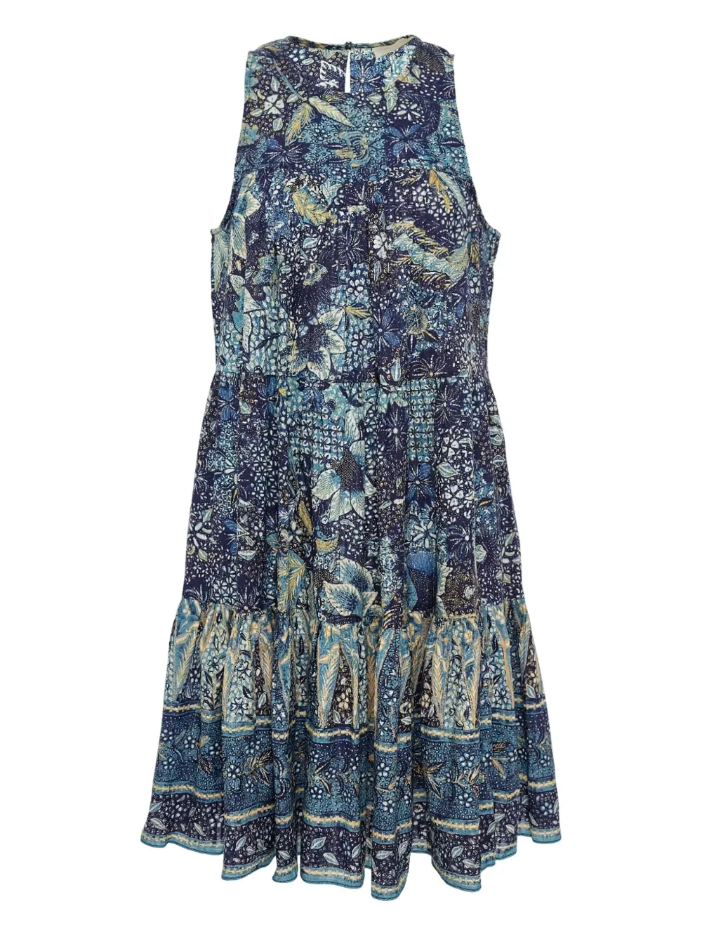 floral-print tiered dress