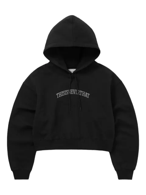 This Is Never That hoodie à logo brodé