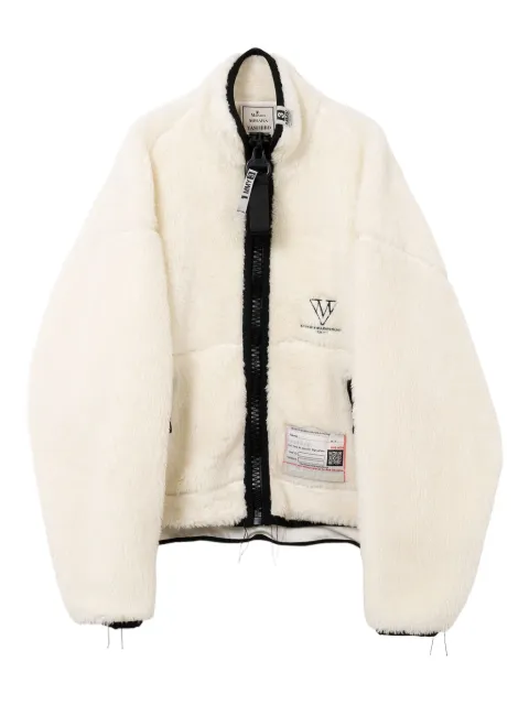Maison MIHARA YASUHIRO fleece zip-up jacket