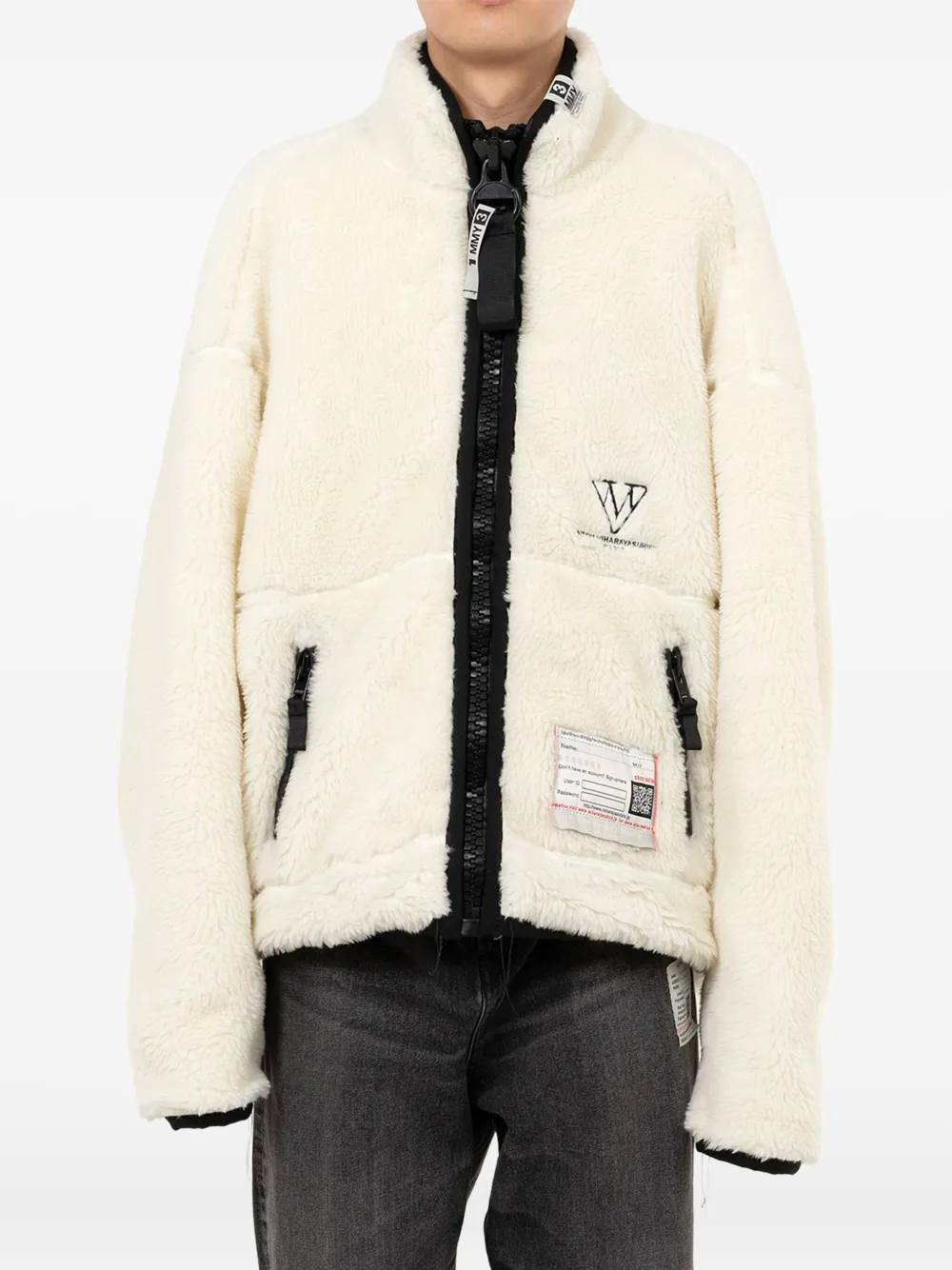 Maison MIHARA YASUHIRO fleece zip-up jacket | Down Jackets | Image 2