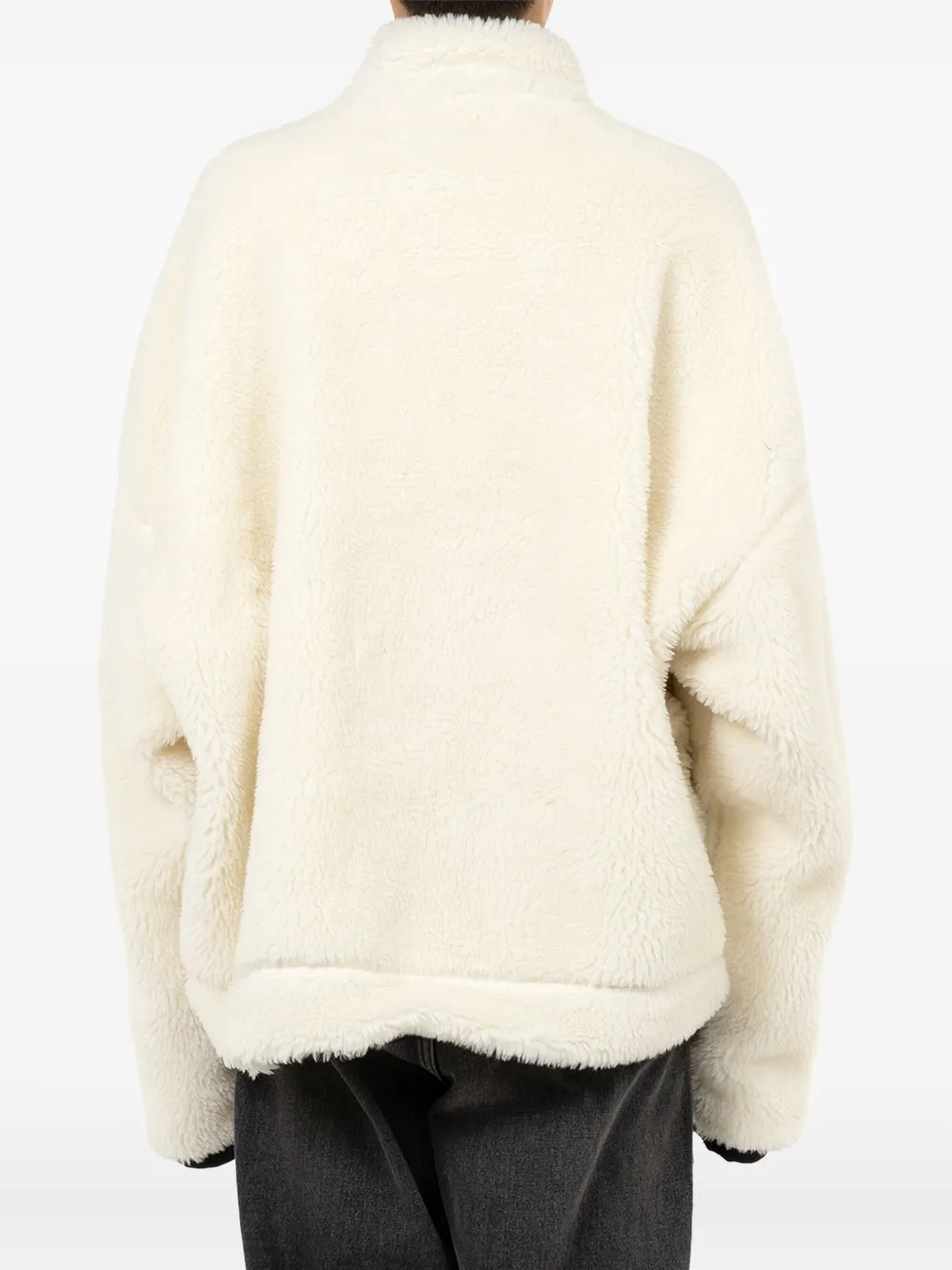 Maison MIHARA YASUHIRO Fleece jack met rits Wit