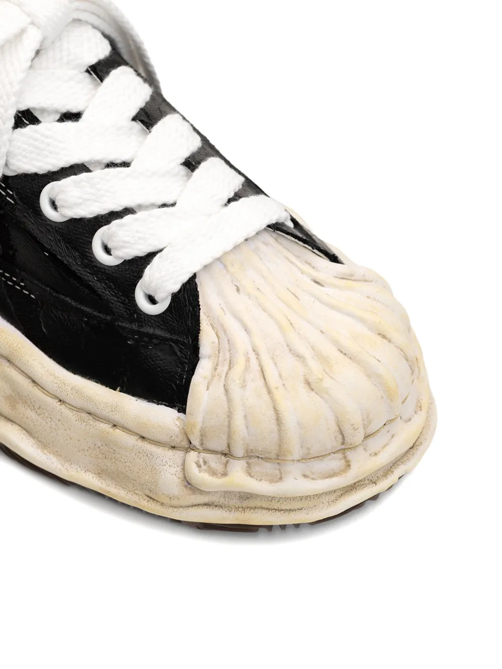 Maison MIHARA YASUHIRO blakey film-attached sneakers Black