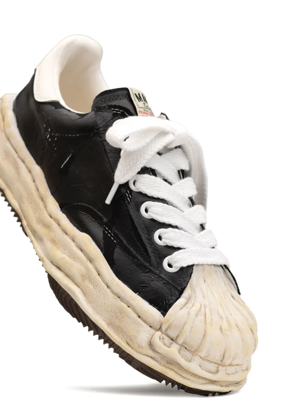 Maison MIHARA YASUHIRO blakey film-attached sneakers Black