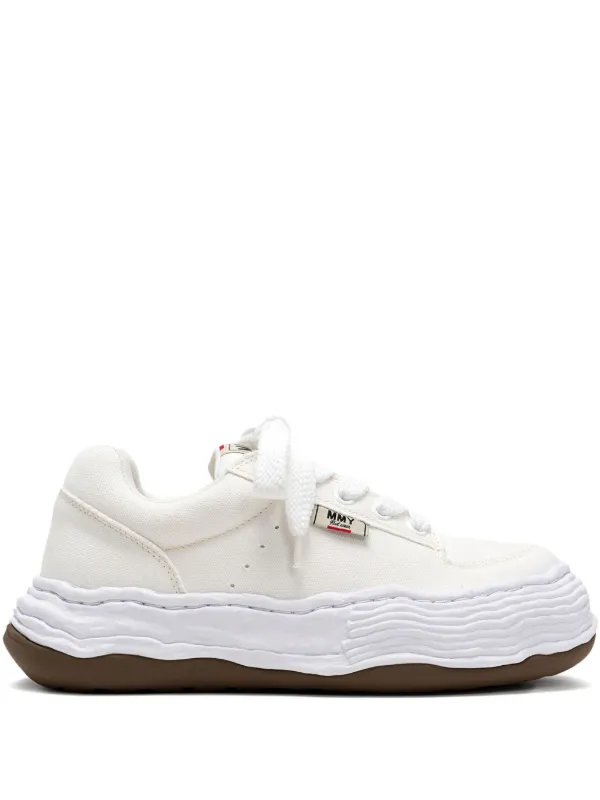 Maison MIHARA YASUHIRO Canvas Sneakers White FARFETCH