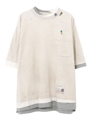 Doublet トレイルベスト ストライプシャツ | ホワイト | FARFETCH JP