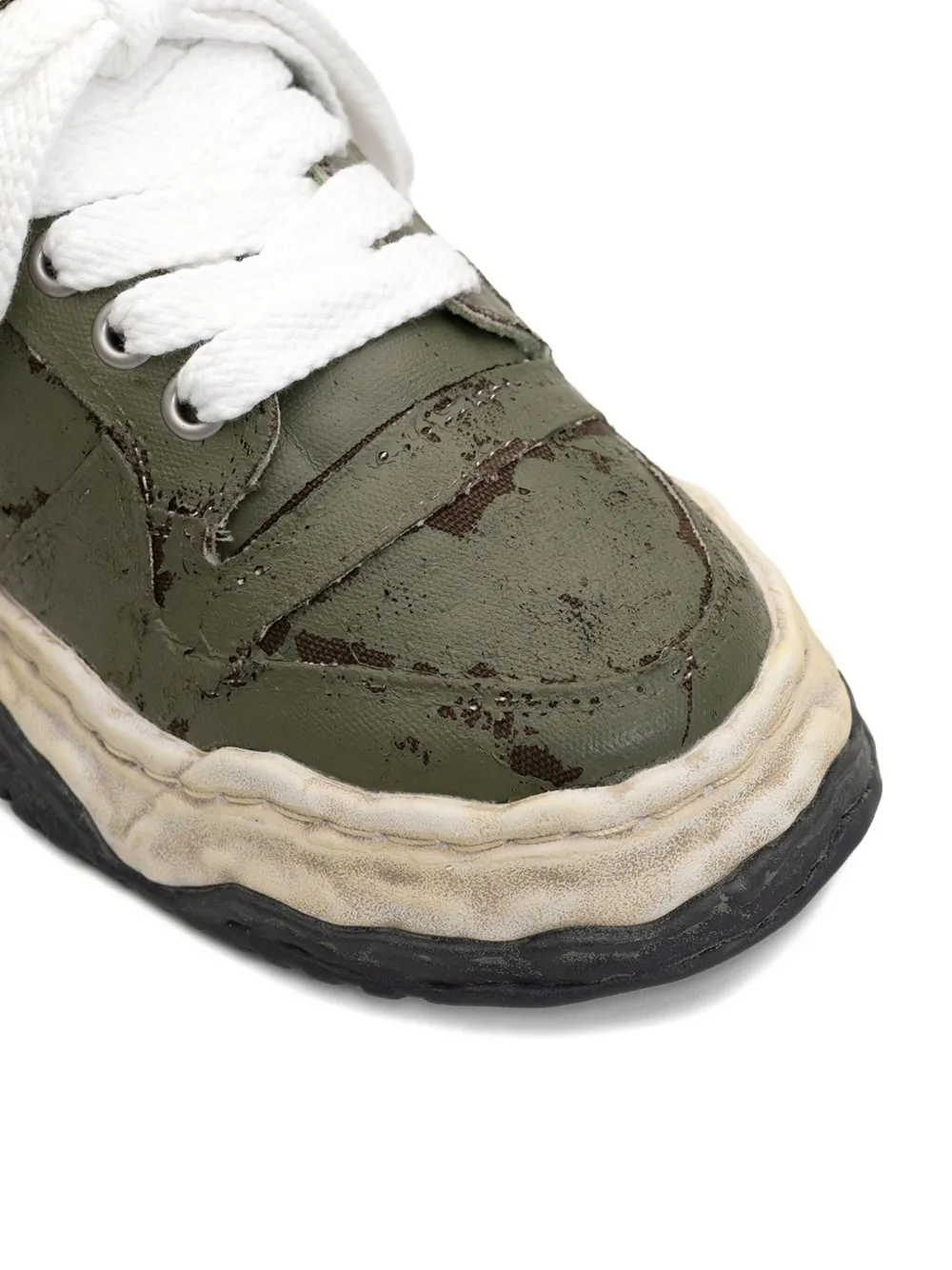 Maison MIHARA YASUHIRO Keith low-top sneakers Groen