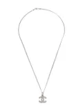 CHANEL Pre-Owned 2007 CC-pendant necklace - Silver