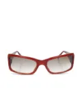 CHANEL Pre-Owned 1990-2000s rectangle-frame sunglasses - Brown