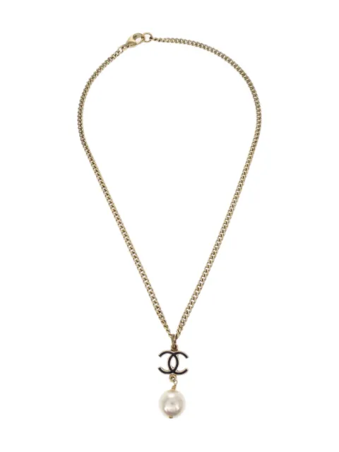 CHANEL Pre-Owned قلادة بدلاية CC المميزة 2007
