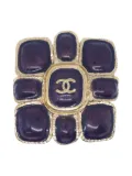 CHANEL Pre-Owned 2008 CC brooch - Gold