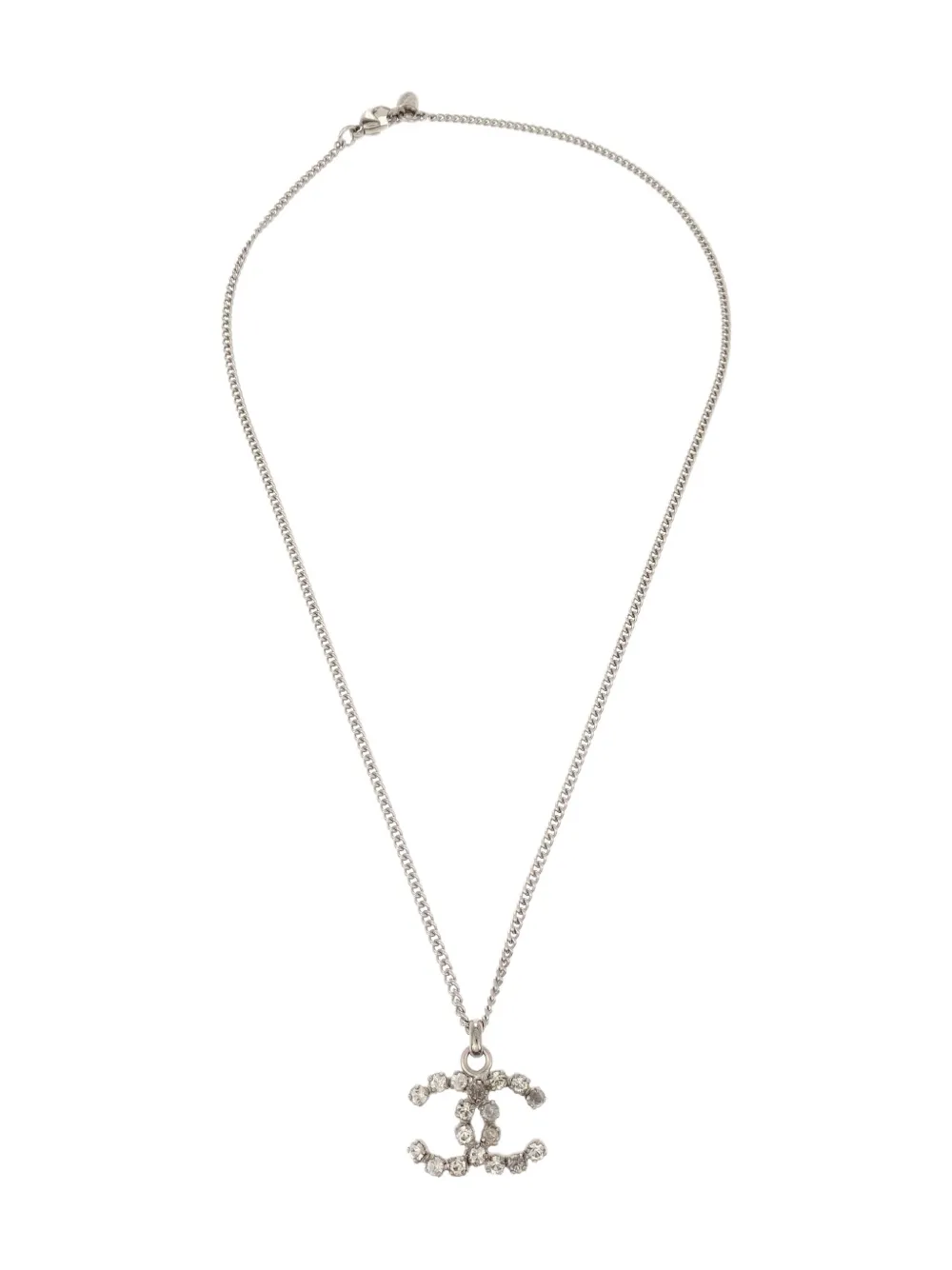 CHANEL Pre-Owned 2005 ココマーク チェーン ペンダント ネックレス - シルバートーン CHANEL Pre-Owned 2005 ココマーク チェーン ペンダント ネックレス - シルバートーン