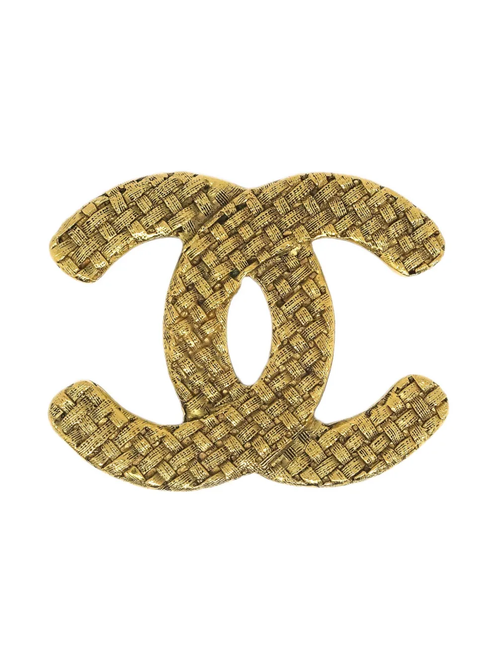 CHANEL Pre-Owned 1990-2000s ココマーク ブローチ - ゴールドトーン