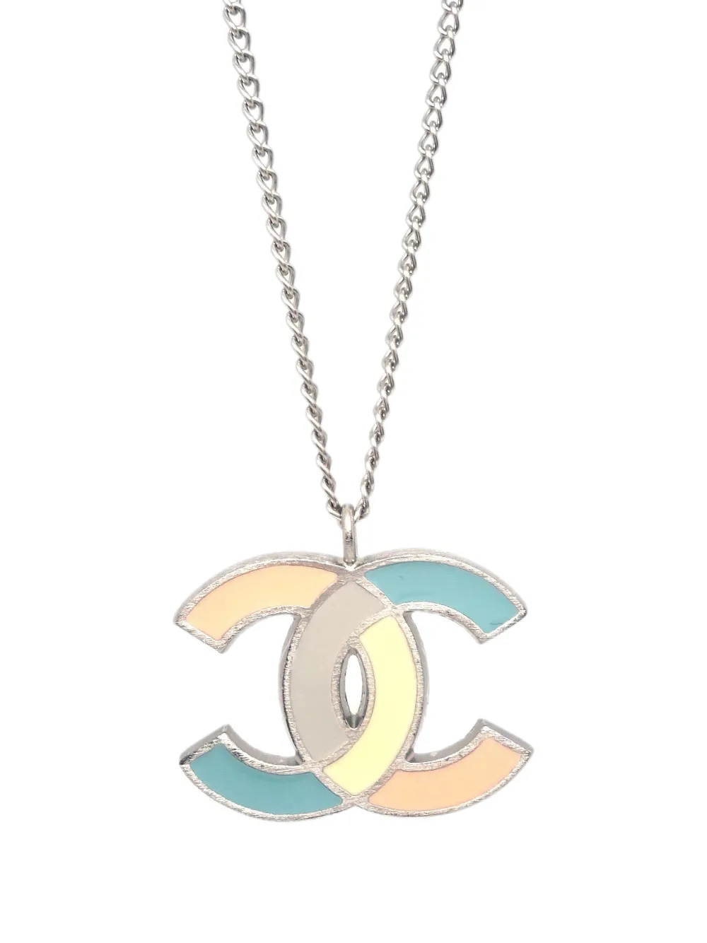 CHANEL Pre-Owned 2005 CC-pendant chain necklace | Image 2