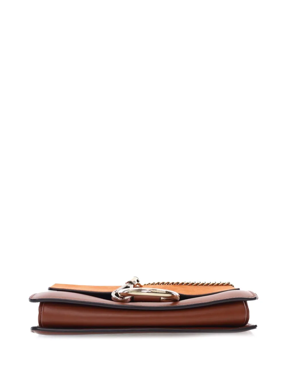 Pre-owned Chloé 2018 Small Suede And Calfskin Faye Crossbody Bag