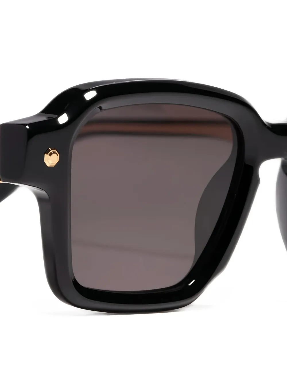 John Dalia Project 07 square-frame sunglasses Zwart