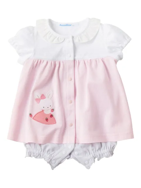 familiar ruffled cotton dress set