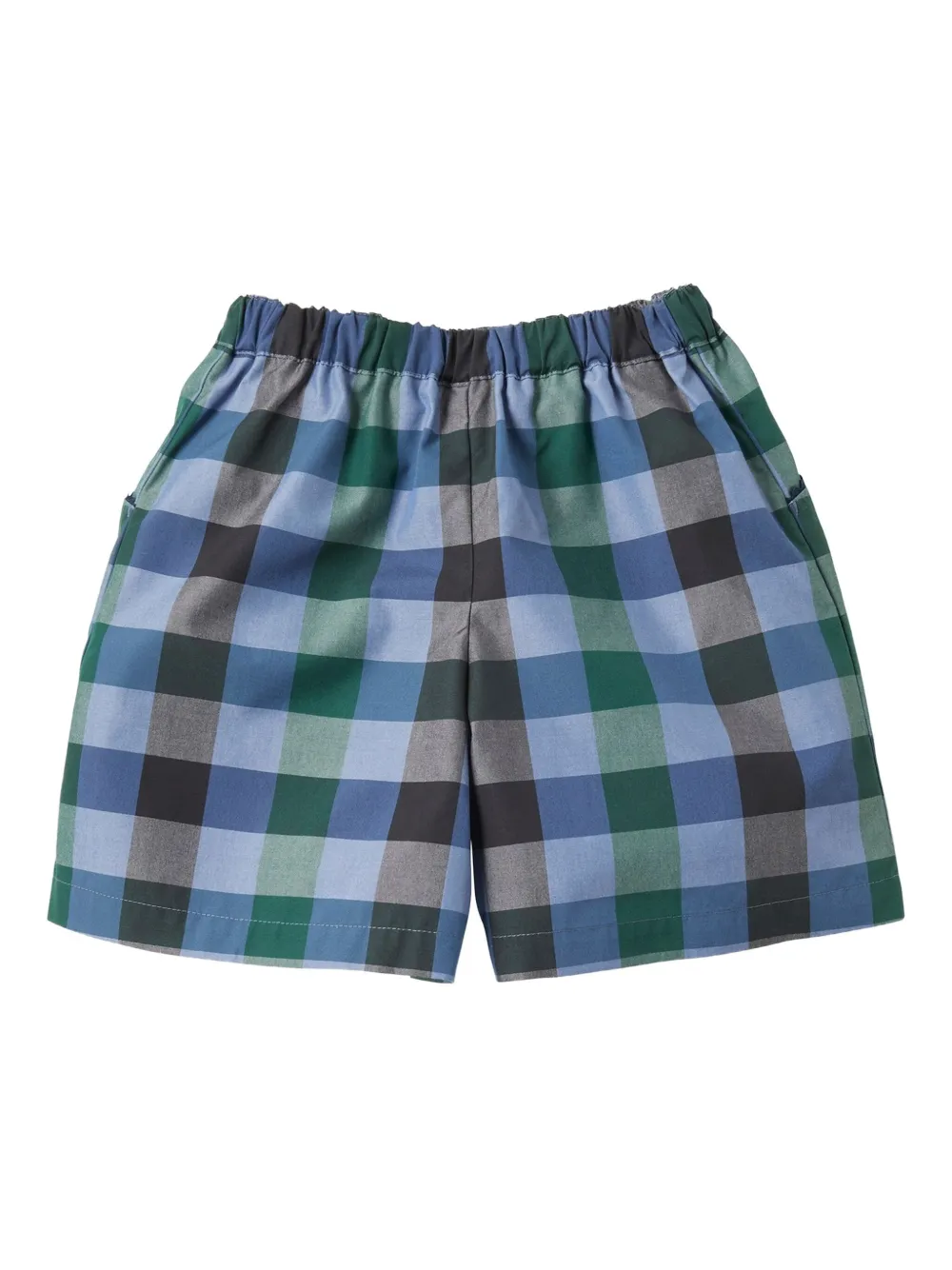 familiar checked elasticated-waist shorts | Girls Casual Shorts | Image 2