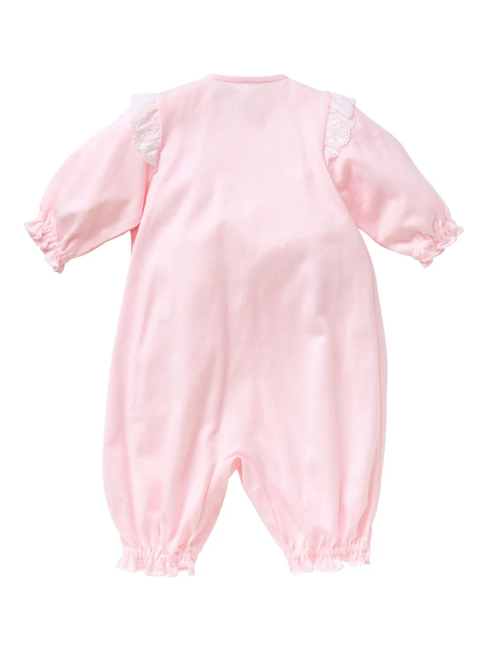 familiar lace-trim romper | Rompers | Image 2