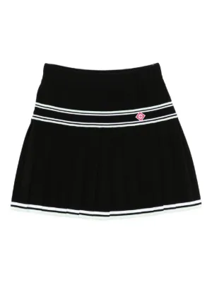 スカート CASABLANCA WOMEN Embroidered Laurel Skirt Black Laurel Knit Skirt | Casablanca Paris