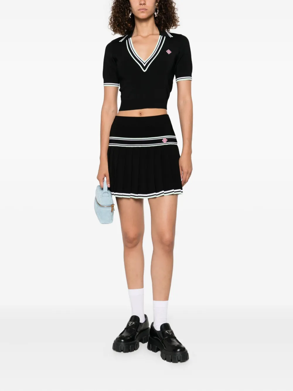Casablanca pleated striped skirt | Pleated Skirts | Image 2