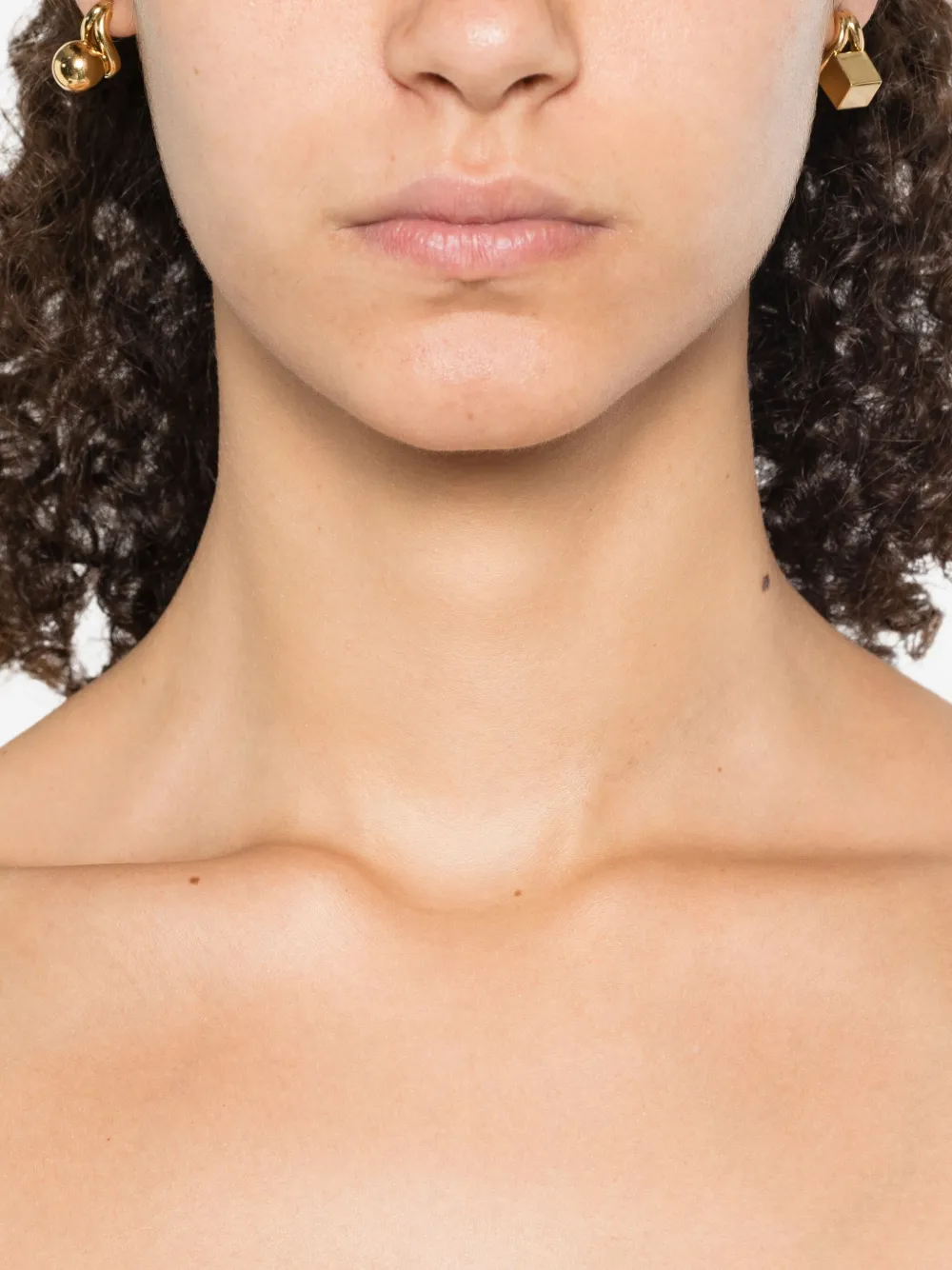 Jacquemus The Nodo verfraaide oorbellen - Goud