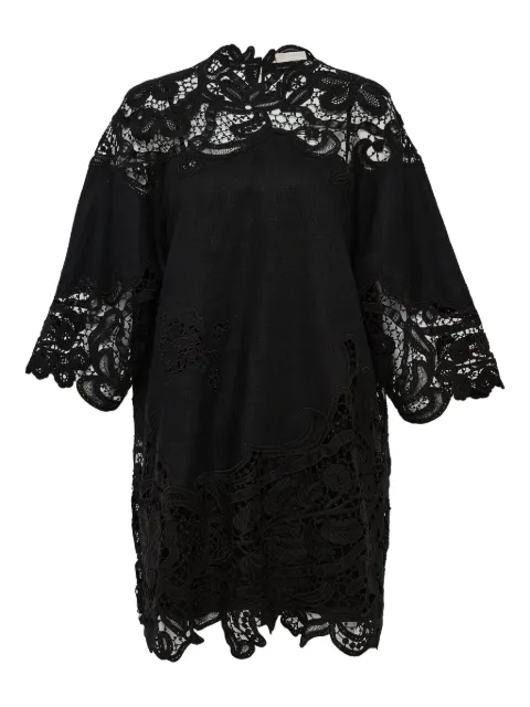 Ulla Johnson lace-insert linen top
