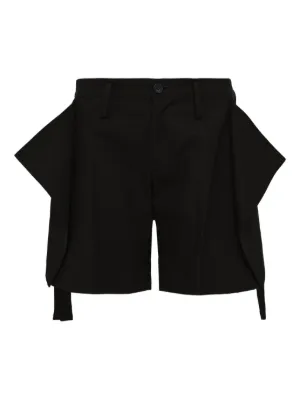 Maison Margiela レイヤード ショートパンツ | ブラック | FARFETCH JP